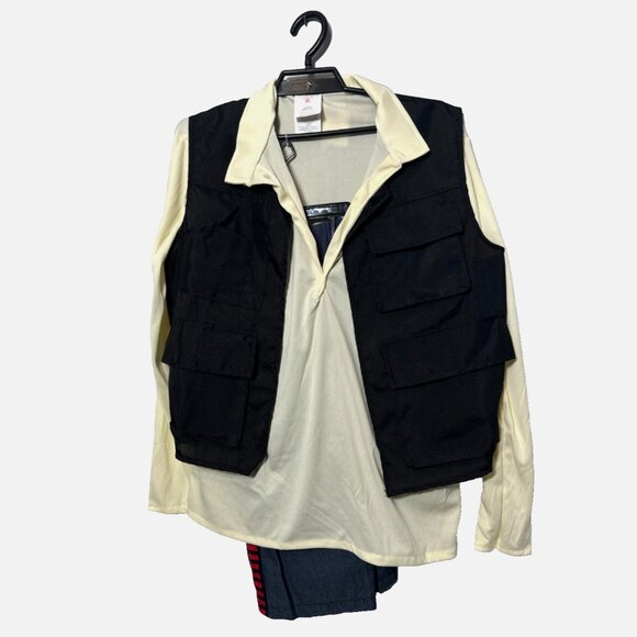 NEW Adult Han Solo Disney Halloween Costume Mens 46 XL Shirt Star Wars Rubies - Picture 4 of 8